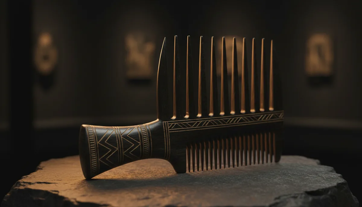Peigne dans les cheveux afro : signification et histoire d'un symbole